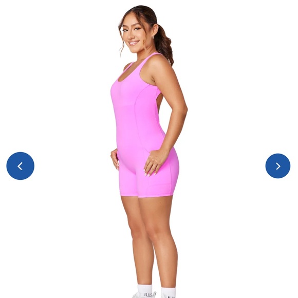 ILUS Bare Short Bodysuit and Confidence Bolero Set in Pastel Bubble Gum Pink - Picture 5 of 13